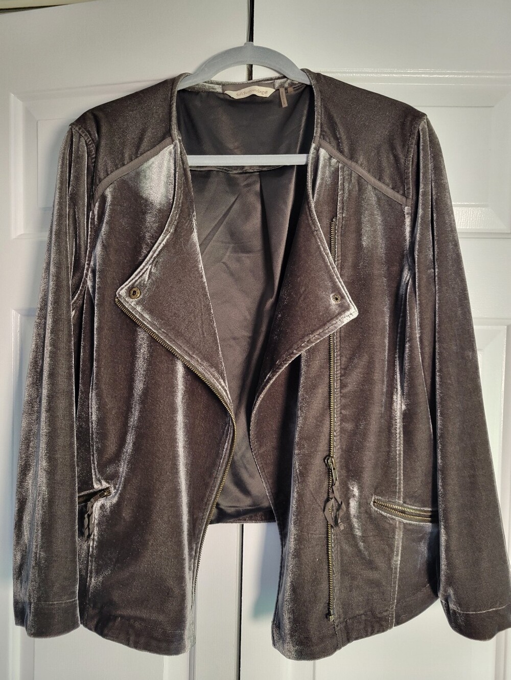 Soft Surroundings Asymmetrical Zip Jacket